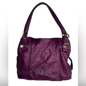 🔥🔥🔥B. Makowsky Embossed Leather Handbag🔥🔥🔥